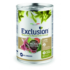 Вологий корм Exclusion Adult Lamb для собак усіх порід з ягнятком, 400 г
