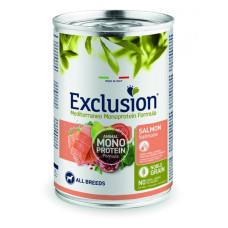 Вологий корм Exclusion Adult Salmon для собак усіх порід із лососем, 400 г
