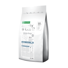 Беззерновой сухой корм Nature`s Protection SC Dogs Grain Free Adult Small&Mini Breeds для собак малых пород с белой окраской шерсти, 10 кг