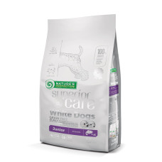Беззерновой сухой корм Nature`s Protection SC White Dogs Grain Free Junior All Breeds для щенков всех пород с белым окрасом шерсти, 1.5 кг