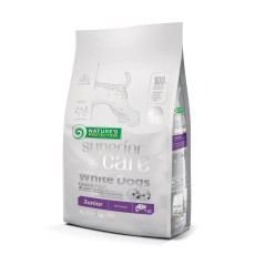 Беззерновой сухой корм Nature`s Protection SC White Dogs Grain Free Junior All Breeds для щенков всех пород с белым окрасом шерсти, 1.5 кг