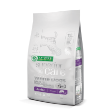 Беззерновой сухой корм Nature`s Protection SC White Dogs Grain Free Junior All Breeds для щенков всех пород с белым окрасом шерсти, 10 кг