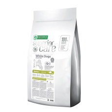 Беззерновий сухий корм Nature`s Protection SC White Dogs Grain Free Junior Small&Mini Breeds для цуценят малих порід з білим забарвленням шерсті, 17 кг