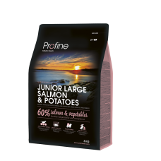 Сухой корм Profine Junior Large Breed Salmon для щенков больших пород от 25 кг с лососем, 3 кг