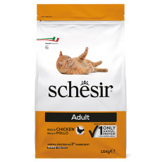 Сухий корм Schesir Cat Adult Chicken для котів з куркою, 1.5 кг