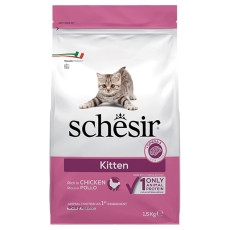 Сухий корм Schesir Cat Kitten для кошенят з куркою, 1,5 кг