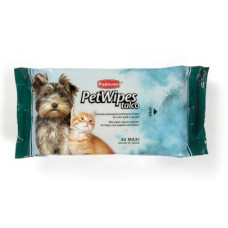 Вологі серветки, що очищають, Padovan Pet Wipes Talco з ароматом тальку, 40 шт
