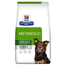 Сухий корм Hill`s Prescription Diet Metabolic для собакдля контролю та зниження ваги, з куркою, 1,5 кг