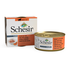Вологий корм Schesir Tuna&Papaya для котів з тунцем та папайєю в желе, 75 г