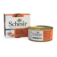 Вологий корм Schesir Tuna&Papaya для котів з тунцем та папайєю в желе, 75 г