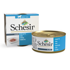 Вологий корм Schesir Tuna для собак, з тунцем у желе, 150 г