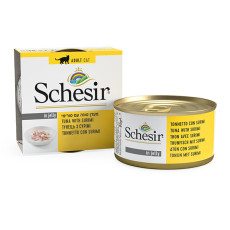Вологий корм Schesir Tuna&Surimi для котів з тунцем та сурумі в желе, 85 г