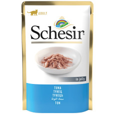 Вологий корм Schesir Tuna для котів з тунцем в желе, 100 г