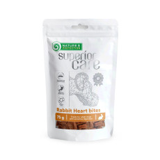 Ласощі Nature`s Protection Superior Care Snacks For Dogs Rabbit Heart Bites для собак з кроликом, 75 г