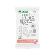 Беззернові ласощі Nature`s Protection SC White Dogs Clear Vision для собак з білим окрасом шерсті з лососем, 110 г