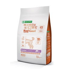 Беззерновой сухой корм Nature`s Protection SC Red Coat для юниоров с рыжей окраской шерсти малых пород с рыбой, 1,5 кг