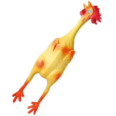 Игрушка для собак Latex Chicken, курица с пищалкой, латекс, 11х8х49 см Karlie-Flamingo