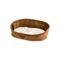 Лежак з двосторонньою подушкою LASKA 55 MARRONE CUCCIA, Ferplast