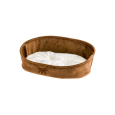 Лежак з двосторонньою подушкою LASKA 55 MARRONE CUCCIA, Ferplast