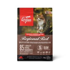 Сухий корм Orijen Regional Red для котів зі смаком м`яса та риби, 5,4 кг