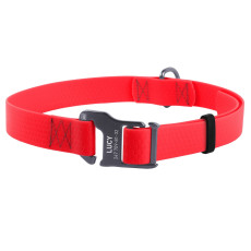 Ошейник WAUDOG Waterproof, водостойкий, пряжка крючок, размер М, красный