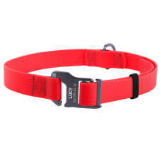 Ошейник WAUDOG Waterproof, водостойкий, пряжка крючок, размер L, красный