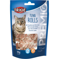 Ласощі Trixie Premio Tuna Rolls для котів, тунець з куркою, 50 г