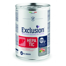 Вологий корм Exclusion Hepatic для собак із печінковою недостатністю зі свининою, 400 г