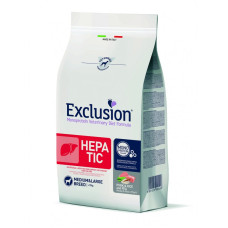 Сухой корм Exclusion Hepatic Medium&Large Breed для средних и крупных пород собак с печеночной недостаточностью со свининой, 12 кг