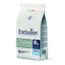 Сухой корм Exclusion Hydrolyzed Hypoallergenic Medium&Large Breed для средних и крупных пород собак с пищевой аллергией с гидролизованной рыбой, 2 кг