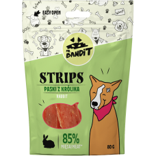 Mr. Bandit Стріпси з кролика для собак, 80 г