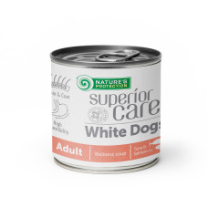Суп Nature`s Protection SC White Dogs для собак з білим забарвленням шерсті з лососем та тунцем, 140 мл
