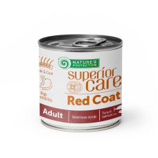Суп Nature`s Protection SC Red Coat для собак з рудим забарвленням шерсті з лососем та тунцем, 140 мл