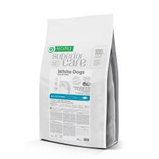 Беззерновий сухий корм Nature`s Protection SC White Dogs для собак усіх розмірів та стадій життя з білою шерстю з білою рибою, 10 кг