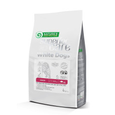 Сухий корм Nature`s Protection SC White Dogs для зростаючих собак усіх розмірів з білою шерстю з білою рибою, 4 кг