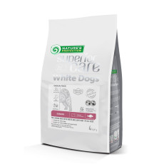 Беззерновой сухой корм Nature`s Protection SC White Dogs для растущих собак всех размеров с белой шерстью с белой рыбой, 4 кг