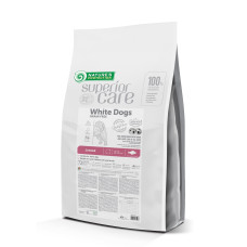 Беззерновий сухий корм Nature`s Protection SC White Dogs для зростаючих собак усіх розмірів з білою шерстю з білою рибою, 10 кг