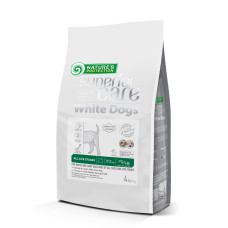 Сухий корм Nature`s Protection SC White Dogs для собак усіх розмірів та стадій розвитку з білою шерстю з комахами, 4 кг