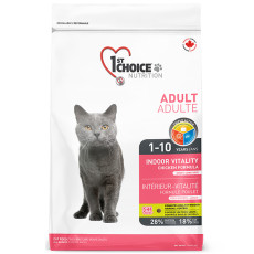 Сухий корм 1st Choice Adult Indoor Vitality для котів з куркою, 2,72 кг