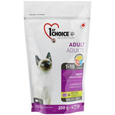 Сухой корм 1st Choice Adult Finicky Chicken для требовательных и активных кошек, 350 г