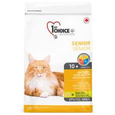 Сухий корм 1st Choice Senior Mature Less Aktiv для літніх та малоактивних котів, 5,44 кг