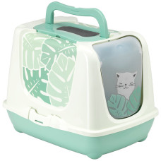 Закритий туалет для котів з вугільним фільтром та совком Moderna Trendy Cat Eden (50*39*37cm)