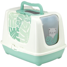 Закритий туалет для котів з вугільним фільтром та совком Moderna Trendy Cat Eden (57,4х44,8х42,7см)