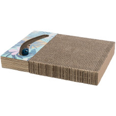Дряпка Trixie з двома кульками та котячою м`ятою, картон, 38x5x30 см (різнокольрова)