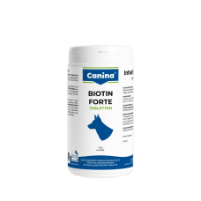 Витамины Canina Biotin Forte Tabletten для собак, интенсивный курс для шерсти, 700 г (210 табл)