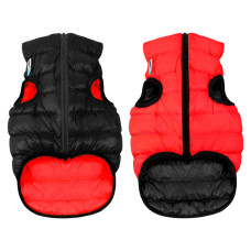 Курточка двобічна AiryVest, S35, червоно-чорна