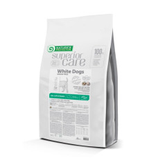 Беззерновий сухий корм Nature`s Protection SC White Dogs для собак усіх розмірів і стадій розвитку з білою шерстю з комахами, 17 кг