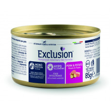 Вологий корм Exclusion Hypoallergenic для котів з харчовою алергією зі свининою, 85 г