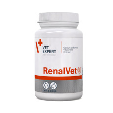 Vet Expert RenalVet Пищевая добавка для поддержания функции почек у кошек и собак, 60 таб