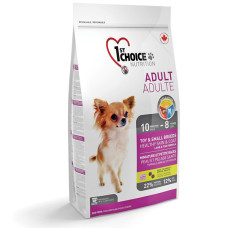 Сухой корм 1st Choice Adult Toy and Small Breeds Healthy Skin & Coat для собак, 7 кг